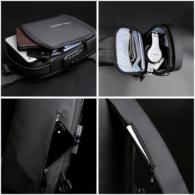 Bolsa Antifurto com Entrada USB e Estilo Moderno - BagSecure