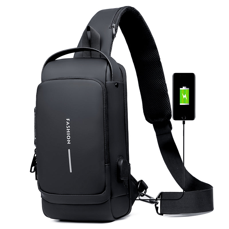 Bolsa Antifurto com Entrada USB e Estilo Moderno - BagSecure