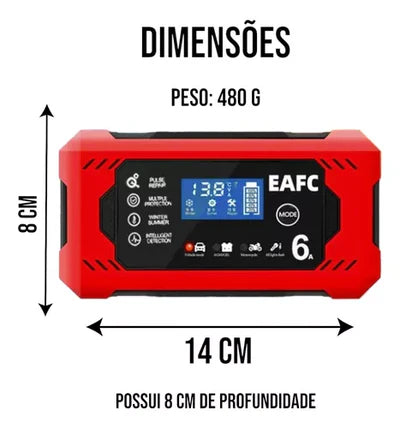 Carregador de Bateria Turbo Volt