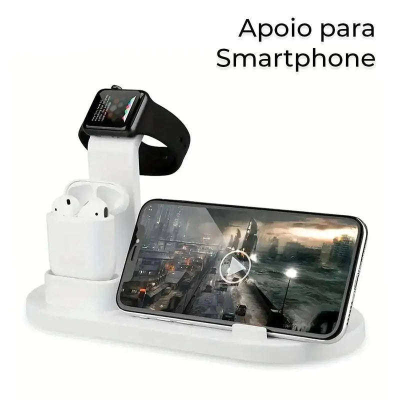 Carregador Wi-Fi 5 em 1 – Carregamento Inteligente e Praticidade
