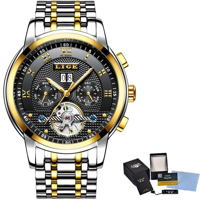 Magnat Lige Luxor – Relógio Masculino com Movimento Automático e Estilo Imponente