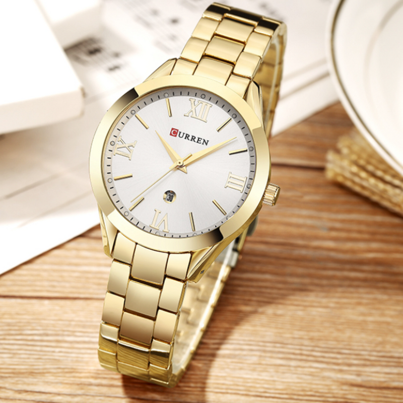 Relógio Feminino Elegante e Sofisticado – Curren Lux