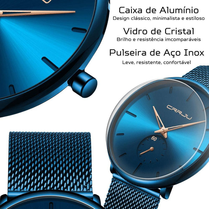 CRRJU Minimal — Estilo e Precisão no Seu Pulso