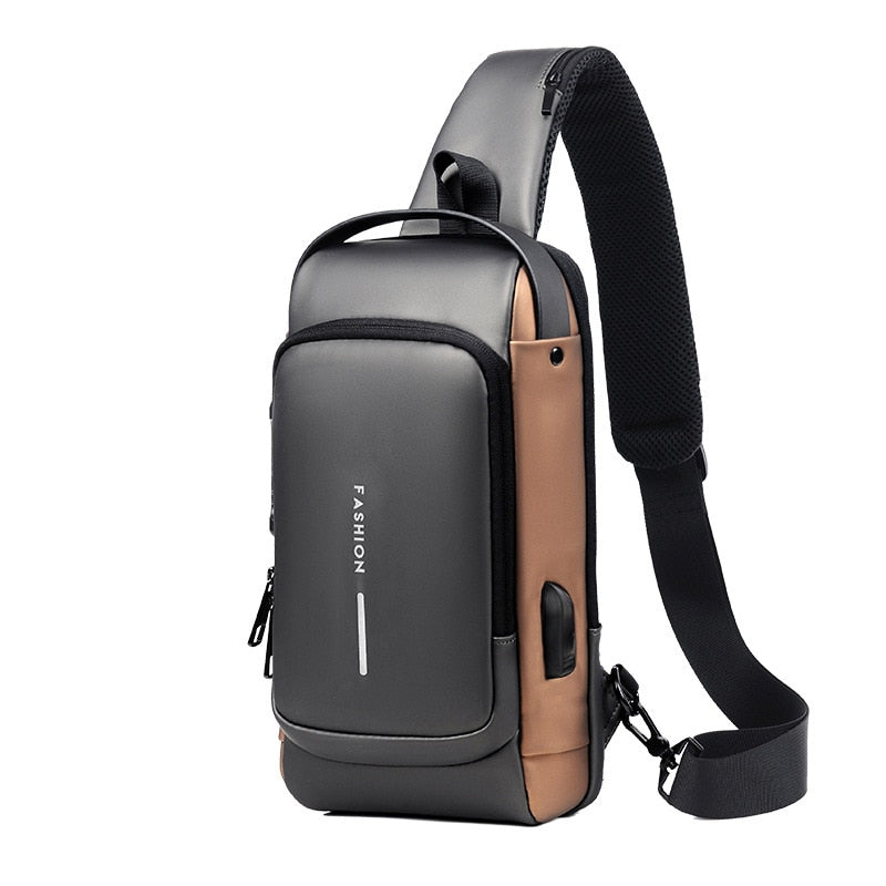 Bolsa Antifurto com Entrada USB e Estilo Moderno - BagSecure