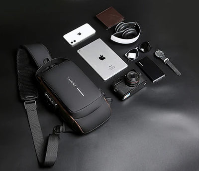 Bolsa Antifurto com Entrada USB e Estilo Moderno - BagSecure
