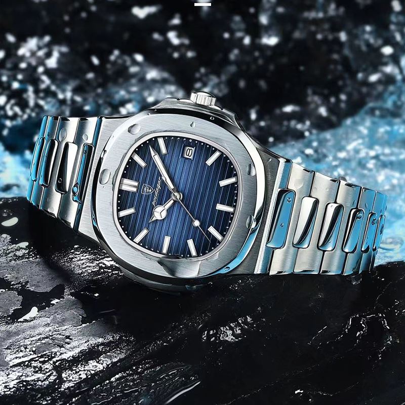 Luxury Steel – Relógio Resistente à Água e Impactos