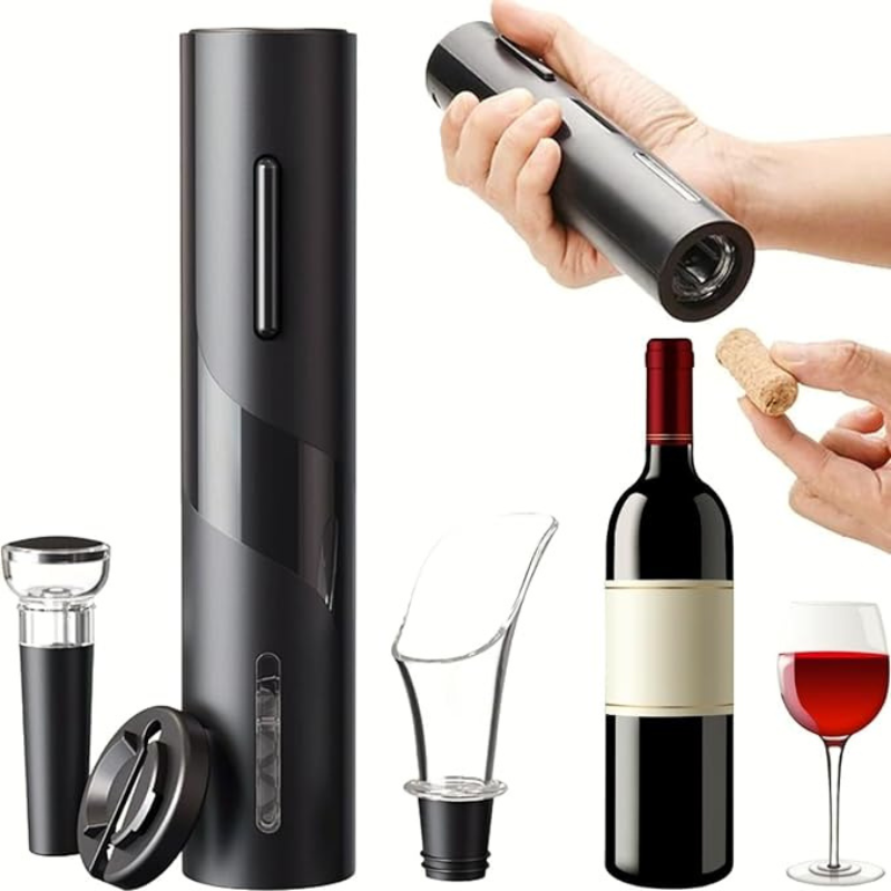 Abridor Elétrico de Vinho com Cortador de Lacre –  ViniOpener