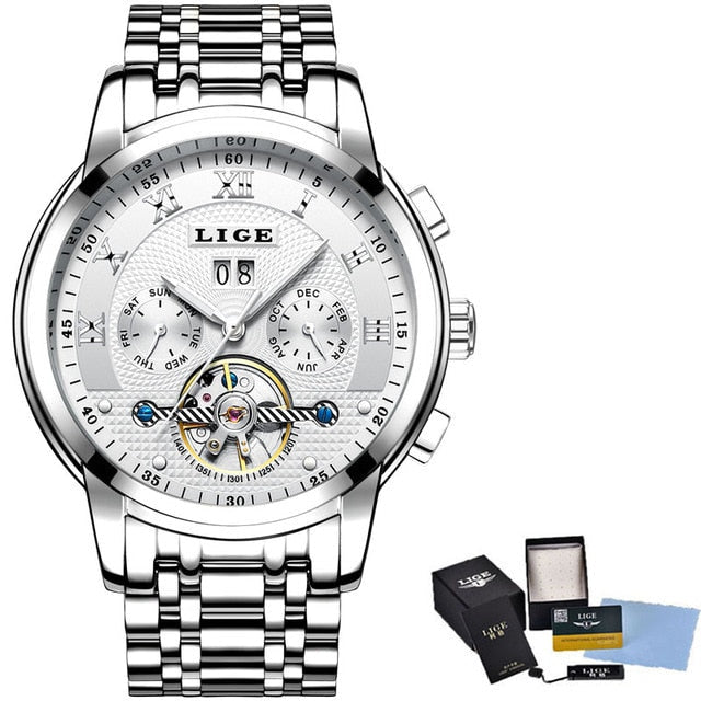 Magnat Lige Luxor – Relógio Masculino com Movimento Automático e Estilo Imponente