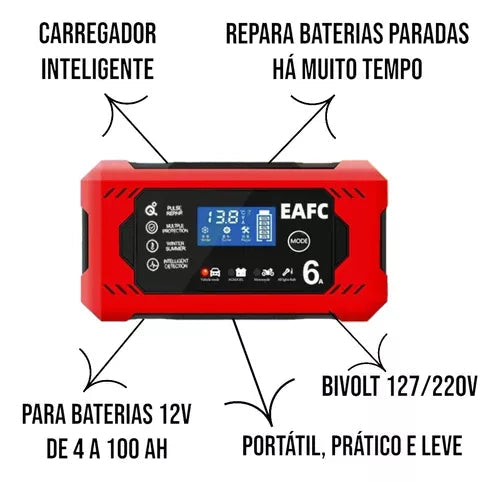 Carregador de Bateria Turbo Volt