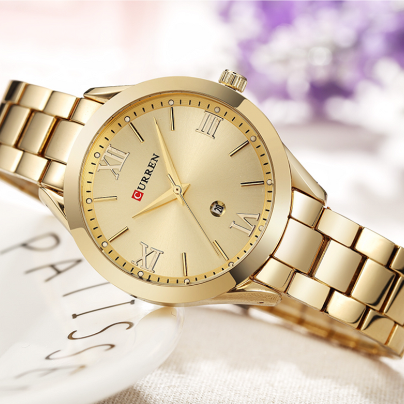 Relógio Feminino Elegante e Sofisticado – Curren Lux