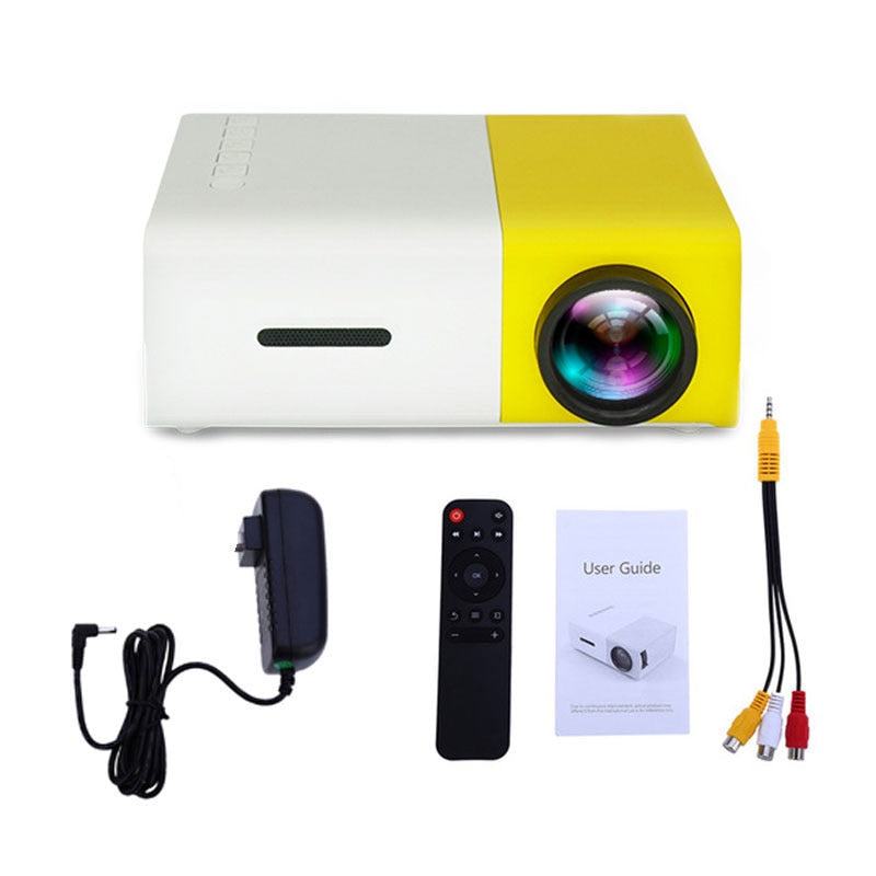 Mini Projetor Portátil Led Full HD