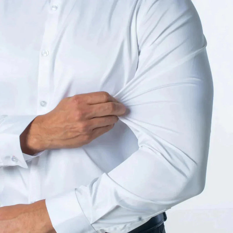 Camisa SilkIce™ – Elegância e Conforto com Toque de Seda Gelo
