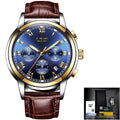 DonVinci™ – Relógio de Luxo com Pulseira de Couro e Elegância Atemporal