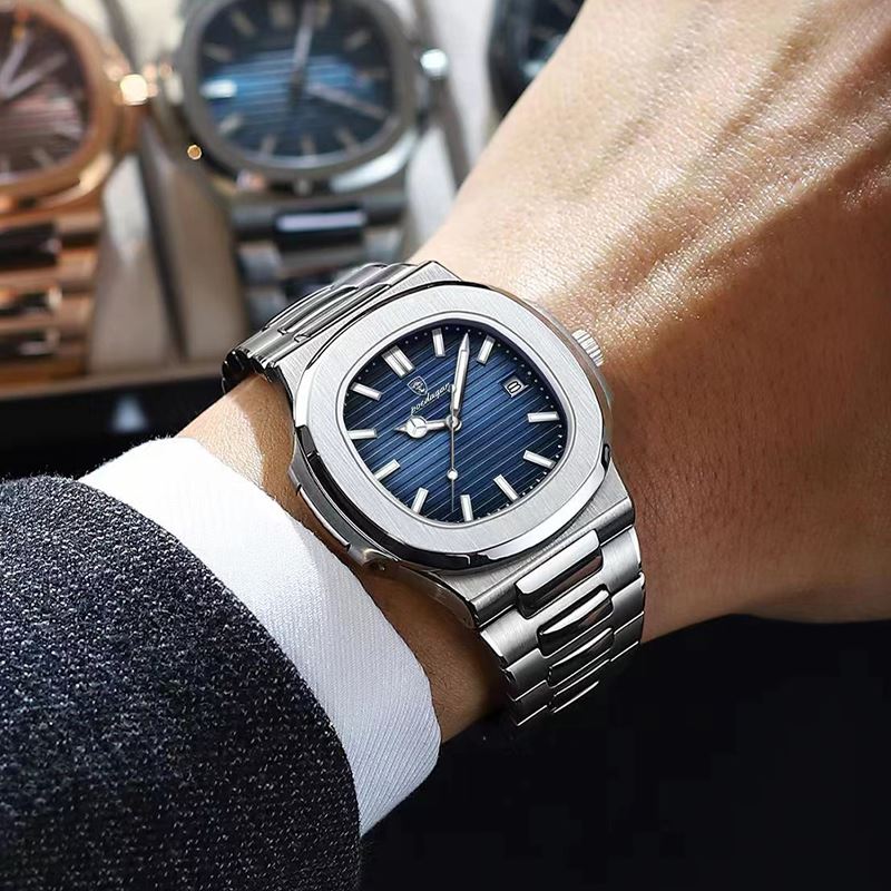 Luxury Steel – Relógio Resistente à Água e Impactos