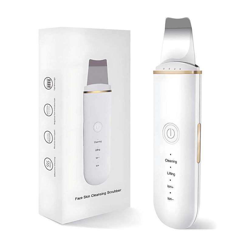 Esfoliador Ultrassônico de Pele - Removedor de Cravos e Limpador Facial com Cavitação
