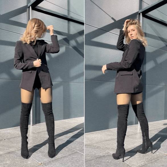 Hot Diva™ – Meia Calça Peluciada com Efeito Translúcido e Forro Aveludado
