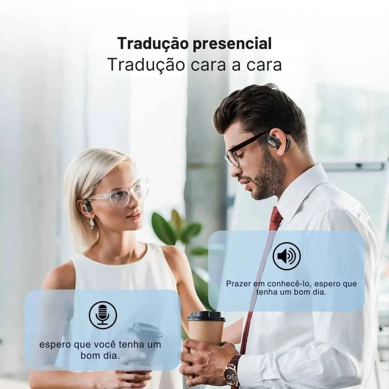MinisoVoice™ – Fone Tradutor Bluetooth MS162 (Tradução em Tempo Real com Áudio Premium)