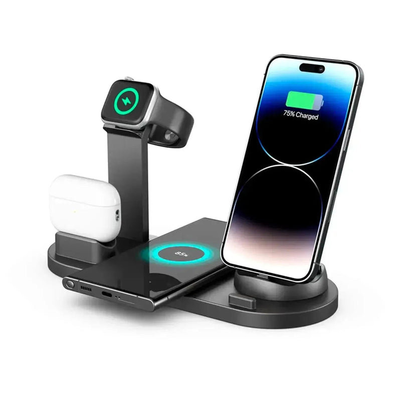 Carregador Wi-Fi 5 em 1 – Carregamento Inteligente e Praticidade
