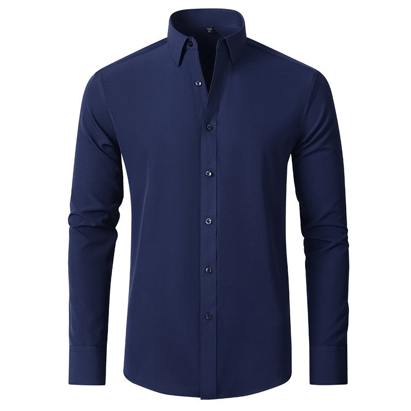 Camisa SilkIce™ – Elegância e Conforto com Toque de Seda Gelo
