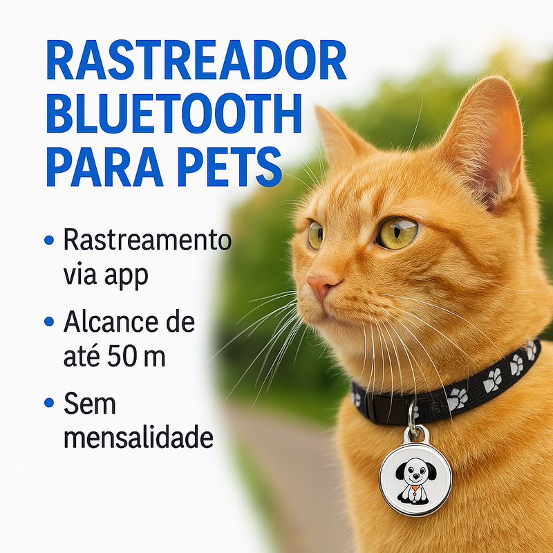 Rastreador GPS para Pets – Localização em Tempo Real e Sem Mensalidade