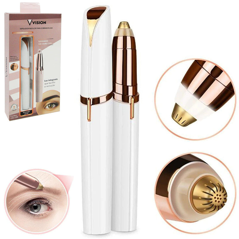 BrowPen™ – Caneta Depiladora de Alta Precisão com Toque Indolor e Elegância Portátil