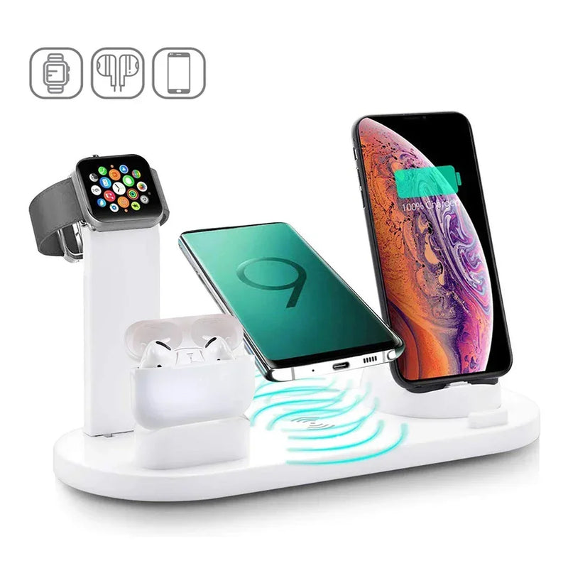 Carregador Wi-Fi 5 em 1 – Carregamento Inteligente e Praticidade